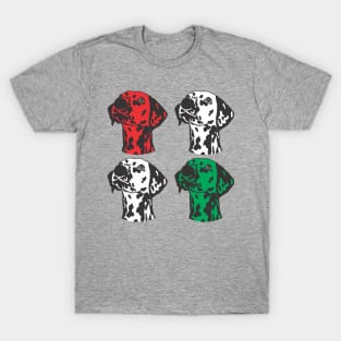 Dalmatian Christmas Art, Dalmatian Graphic, Dog Graphic T-Shirt